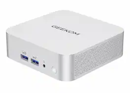 GEEKOM - A5 Pro Mini PC AMD Ryzen 5 7530U, 16GB DDR4 RAM, 512GB NVMe SSD Storage - Silver