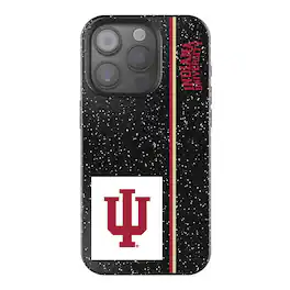 Keyscaper - NCAA - Indiana Hoosiers iPhone Bling Case - 15 - Black
