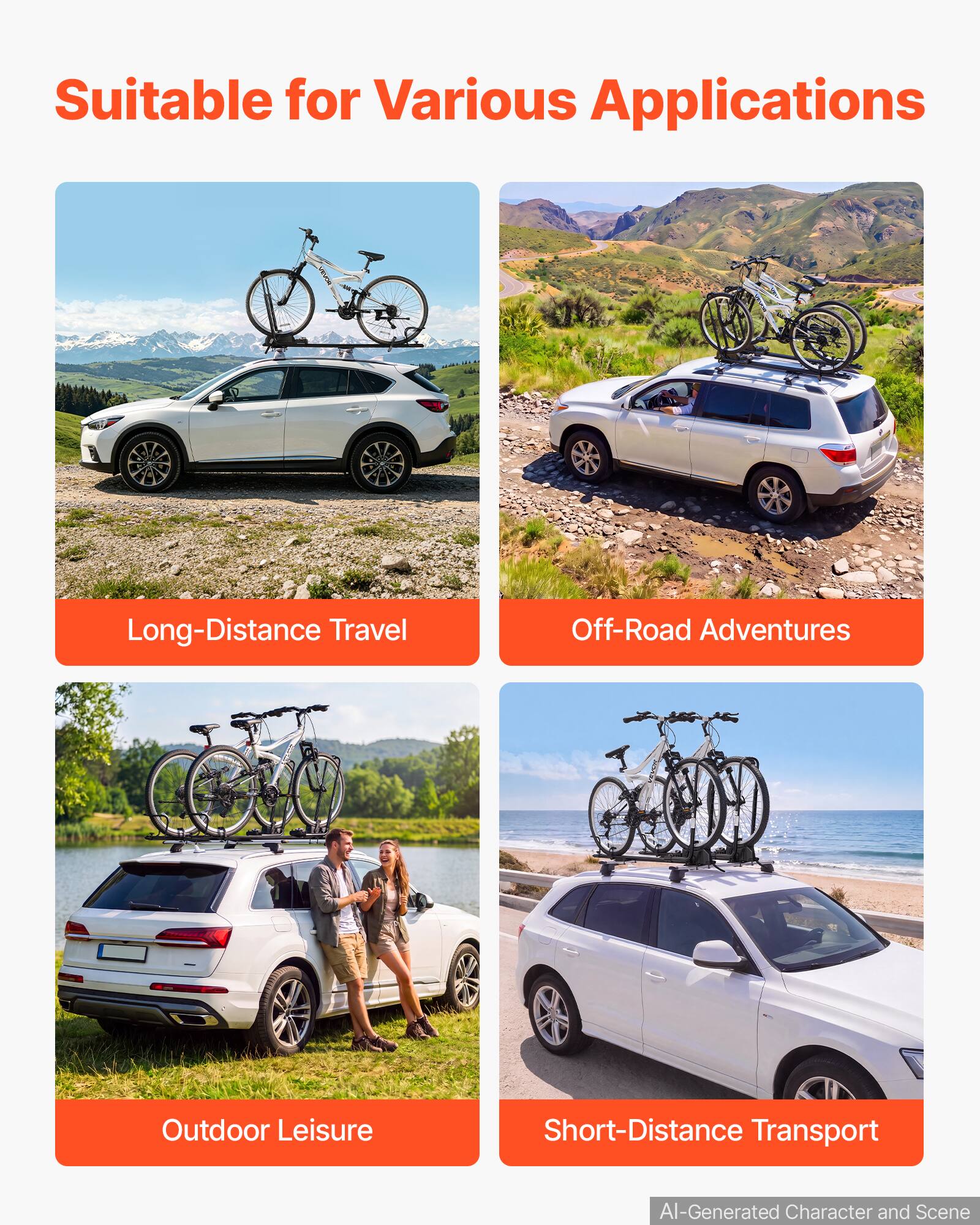 Suitable for Various Applications

- Long-Distance Travel
- Off-Road Adventures
- Outdoor Leisure
- Short-Distance Transport

AI-Generated Character and Scene
