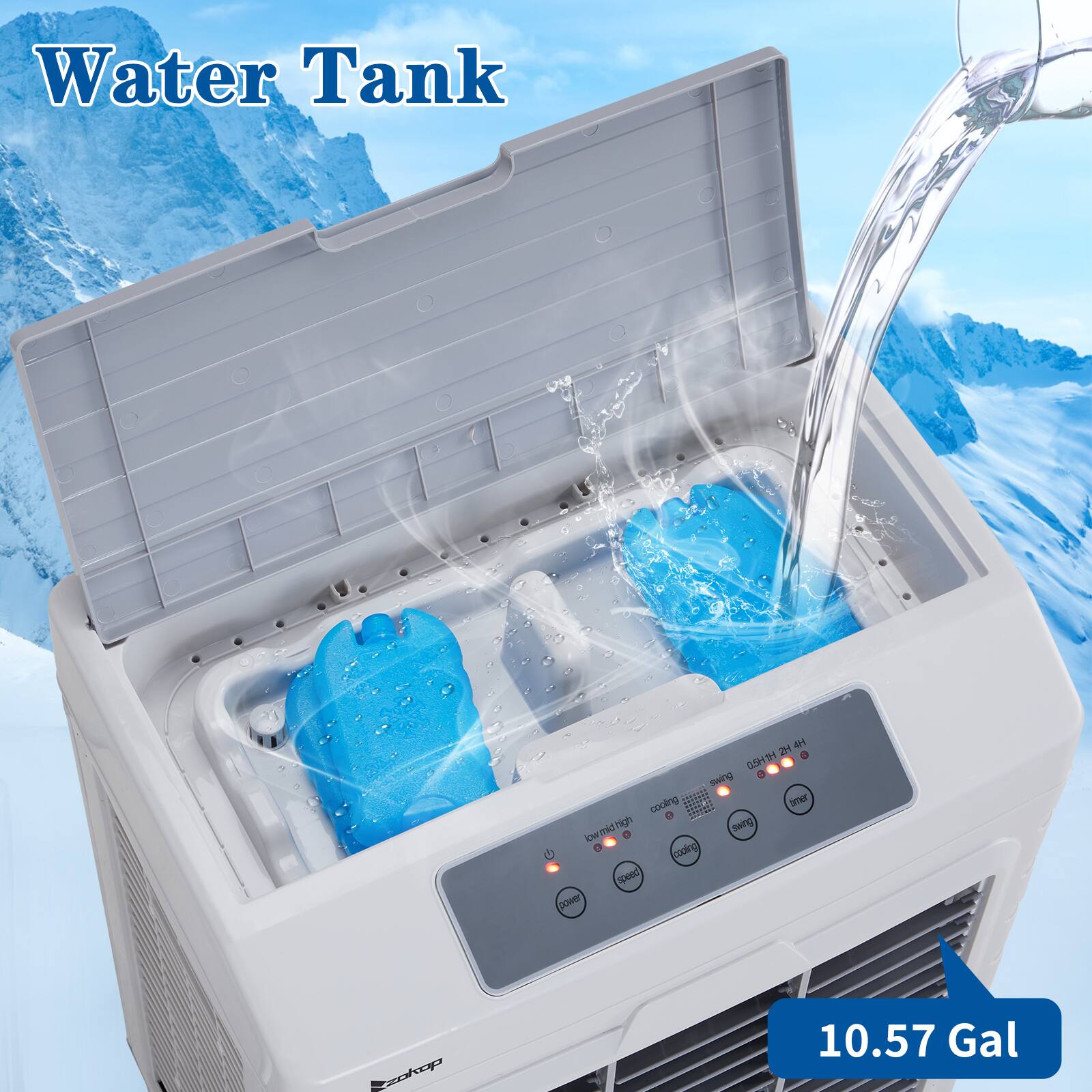 Water Tank  
2H 4 05H  
a swing  
Sow cooling  
LCD low midhigh  
swing  
O cooling  
Spec power  
Szokop  
10.57 Gal