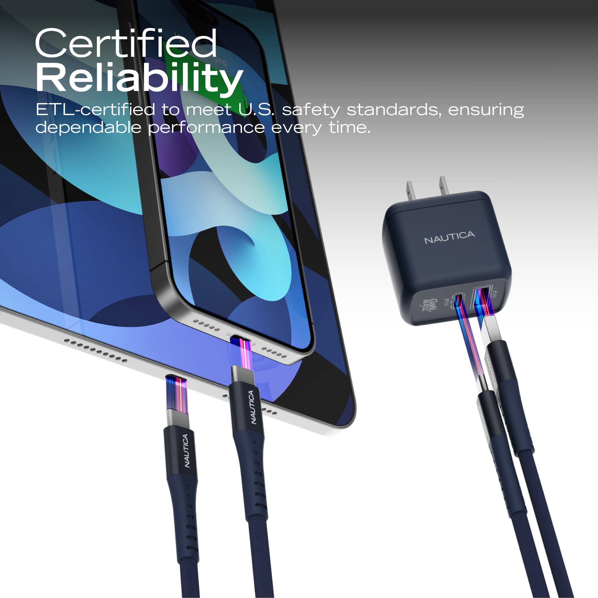 Certified Reliability  
ETL-certified to meet U.S. safety standards, ensuring dependable performance every time.  
NAUTICA