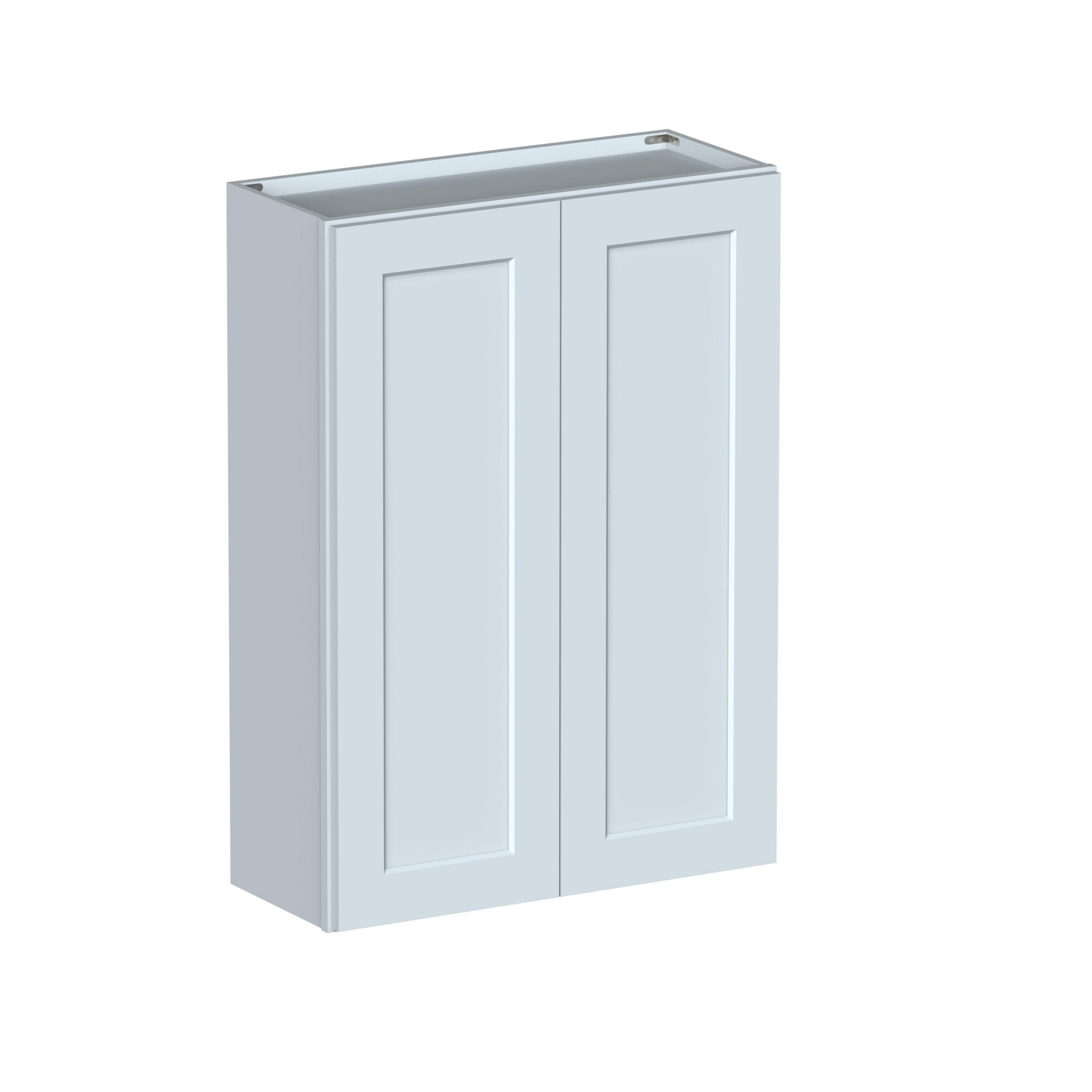 Alt View 1. Boyel Living - 30in.W x12in.D x42in.H Dove Gray WALL CABINET Fully assembled Cabinet With Two HDF Doors - Gray.