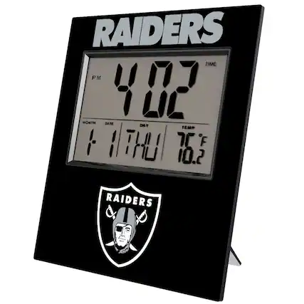 RAIDERS
TIME
4:02 PM
MONTH DATE DAY TEMP
1 11 THU 76°F 10.2
RAIDERS