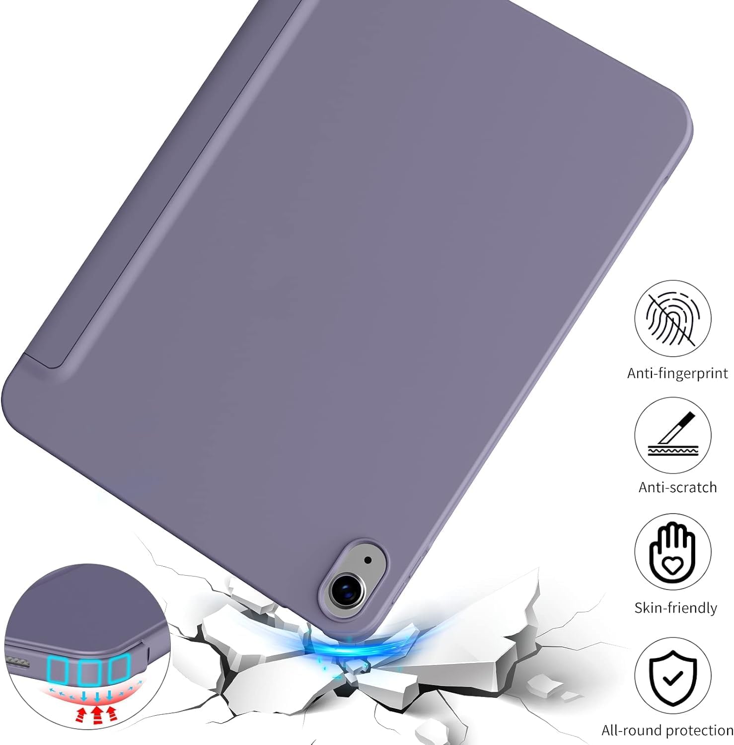Anti-fingerprint  
Anti-scratch  
Skin-friendly  
All-round protection
