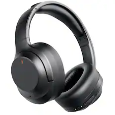 Front. MOVSSOU - BT 5.4 Active Noise Cancelling Headphones With ENC Mic HiFi Stereo Deep Bass Lightweight For Travel.