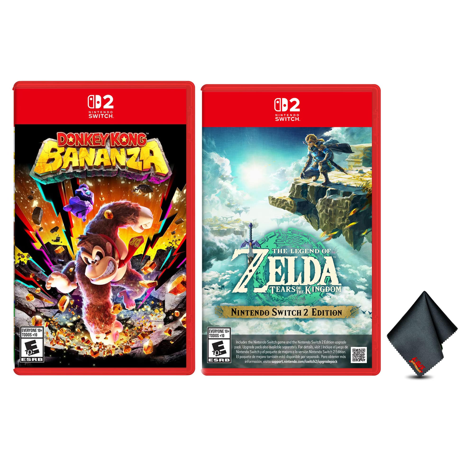 Donkey Kong Bananza and The Legend of Zelda: Tears of the Kingdom Nintendo Switch 2 Edition Bundle - Nintendo Switch 2