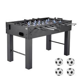 VEVOR - Foosball Table, 55 inch Standard Size Table, Indoor Full Size Foosball Tables for Home, Family, and Game Room - Black
