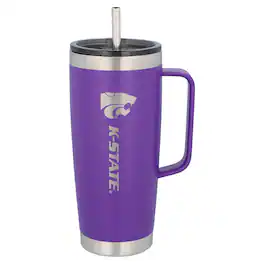 The Memory Company - Kansas State Wildcats 26oz. Team Color Roadie Tumbler with Handle - Multicolor