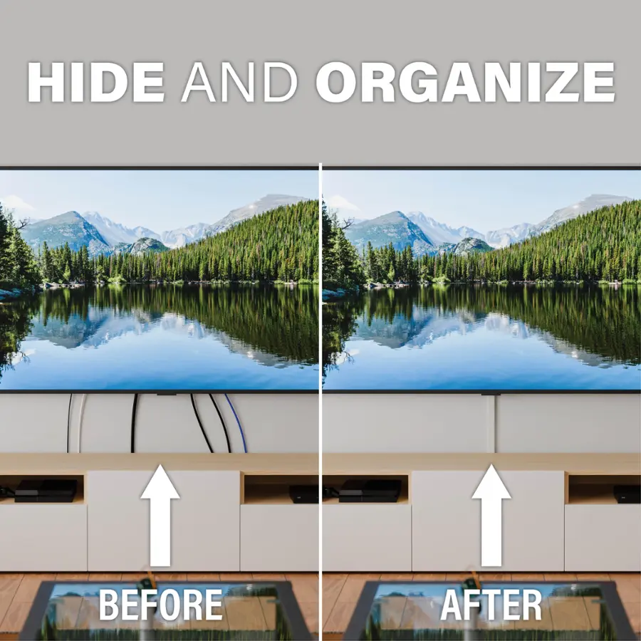 Hide and Organize Before After