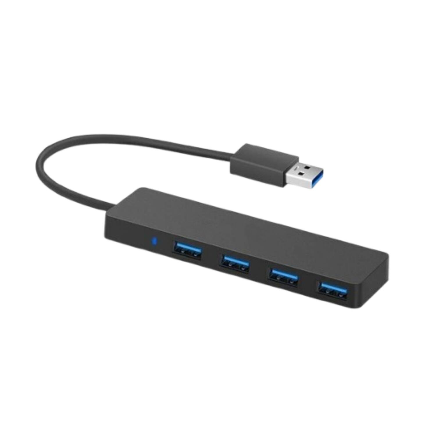 Stock Preferred - USB 3.0 Hub 4-Port Ultra-Slim Adapter SuperSpeed 5Gbps Data Transfer