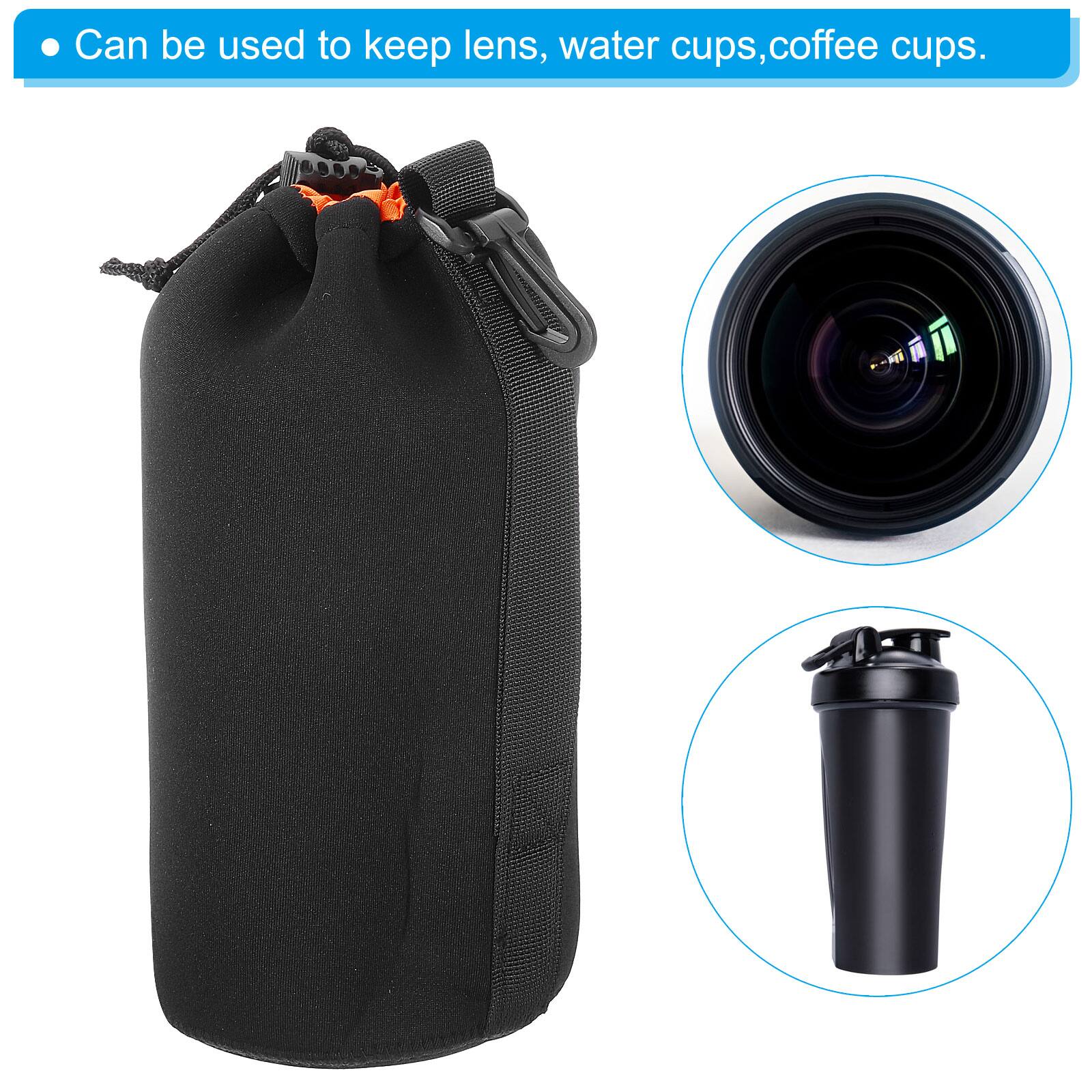 Can be used to keep lens, water cups, coffee cups.