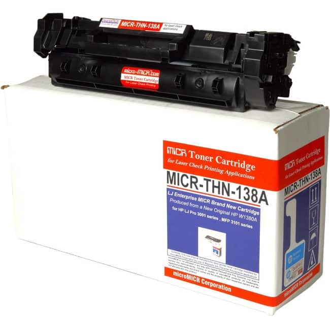 MicroMICR - MICR Standard Yield Laser Toner Cartridge 138A, 138X (W1480A) - Black - 1 Each - 1500 Pages price history on PriceWatchPro