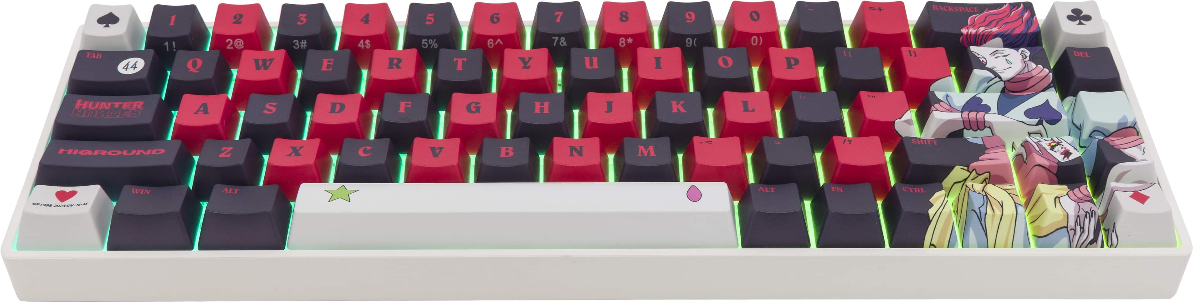 TAB 44 1 1! Q 2 2@ W 3 3# E 4 4$ R 5 5% T 6 6 Y 7 7& u 8 8* I 9 9( O o 0) P 1 BACKSPACE 11 DEL HUNTER A HARAE HIGROUND Z S X D C F A G H N I M K - L . F - SHIFT WIN ALT ALT FN CTRL -o