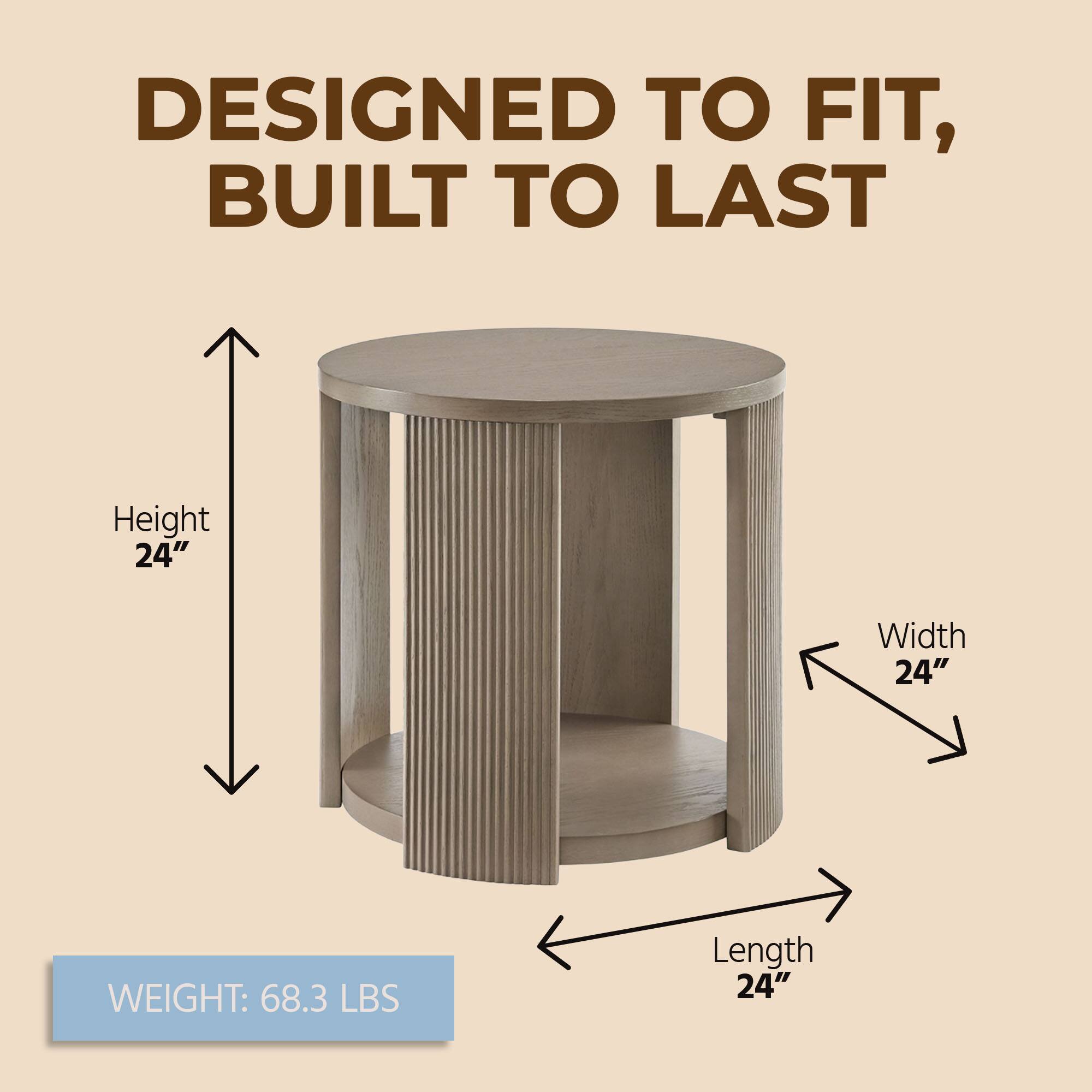 DESIGNED TO FIT, BUILT TO LAST

Height 24"
Width 24"
WEIGHT: 68.3 LBS
Length 24"