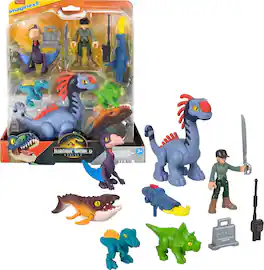 Fisher Price - Imaginext Jurassic World: Rebirth Land, Sea, Air Multipack - COLLECTIBLES - Multicolor