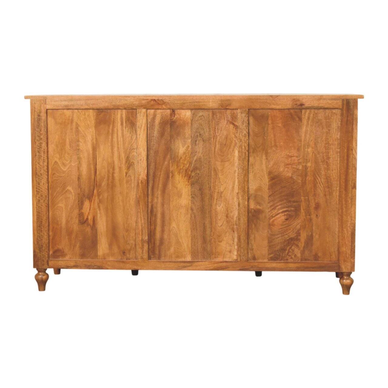 Back. Artisan Furniture - Artisan Furniture Solid Wood Spindle Sideboard - Brown.