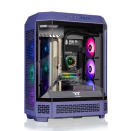 Thermaltake - LCGS Reactor i1480F Gaming Desktop Intel Core i9-14900KF, 32GB DDR5 Memory, NVIDIA GeForce RTX 5080, 2TB NVMe M.2 - Purple