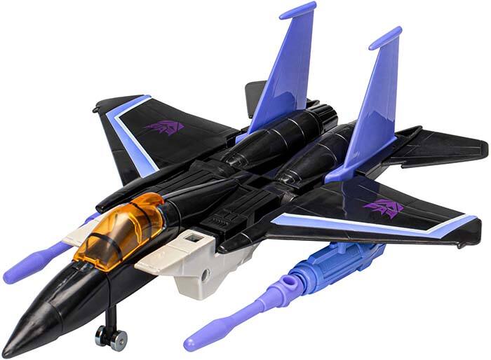 Alt View 4. Hasbro - Hasbro F6952 Transformers Retro The Transformers Movie Skywarp - Black.
