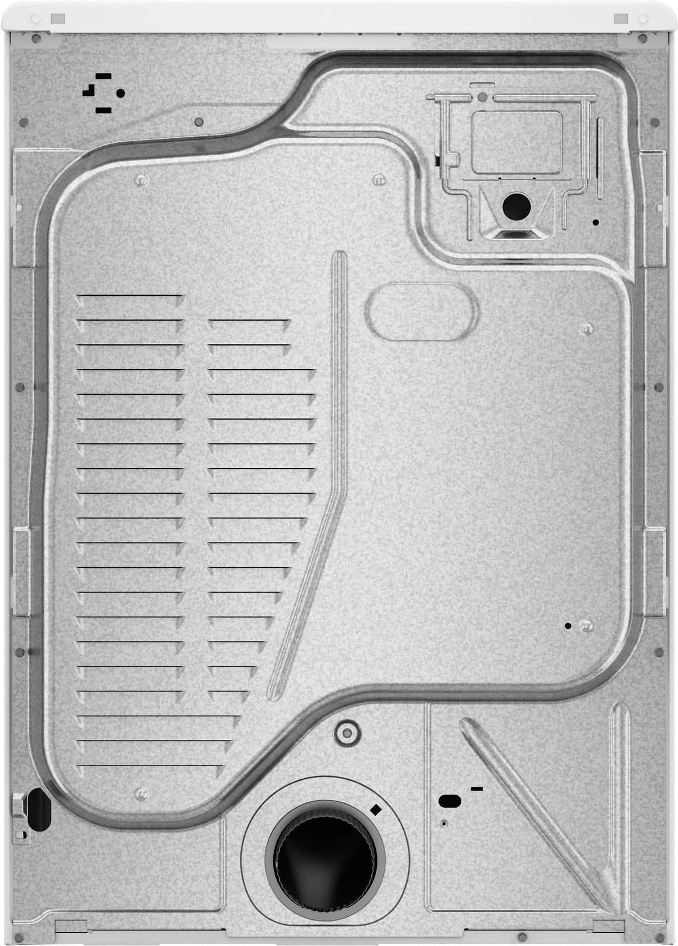 Alt View 6. Whirlpool - 7.4 Cu. Ft. Stackable Electric Dryer with Quick Dry - White.