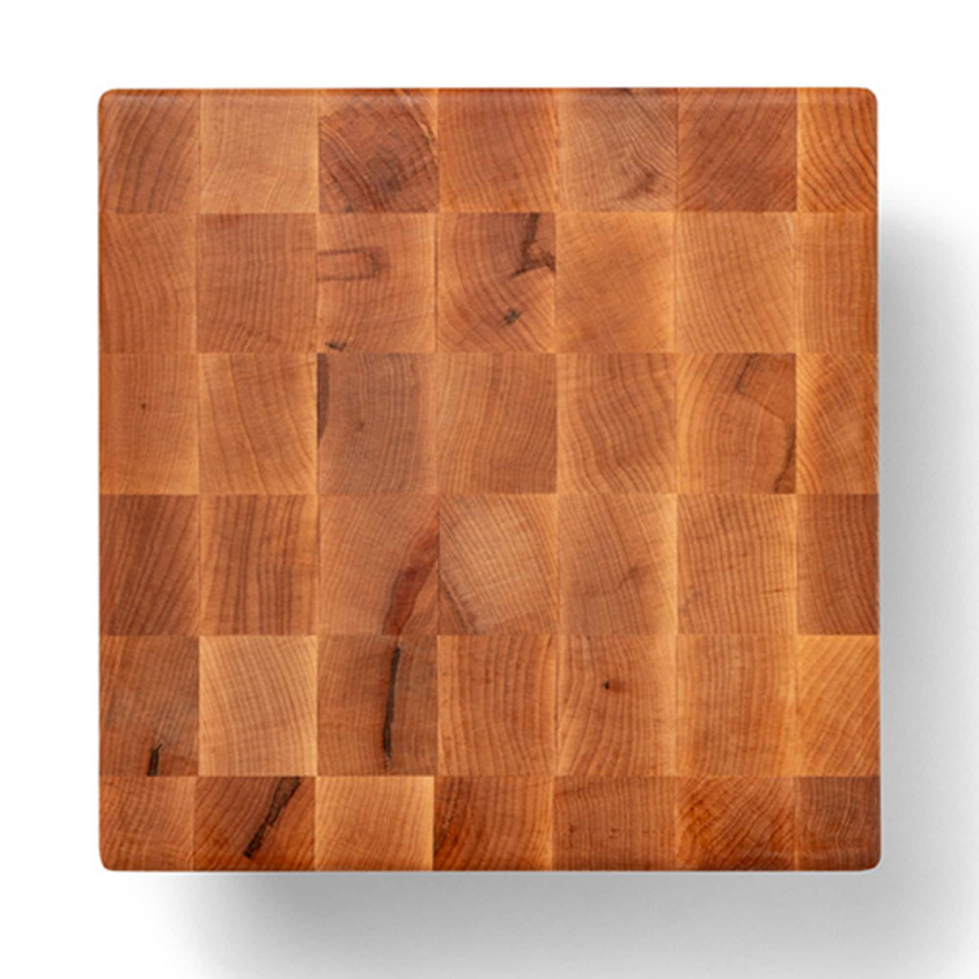 John Boos - MC Series Wood Cutting Board with Feet, 12" x 12", Maple - Square