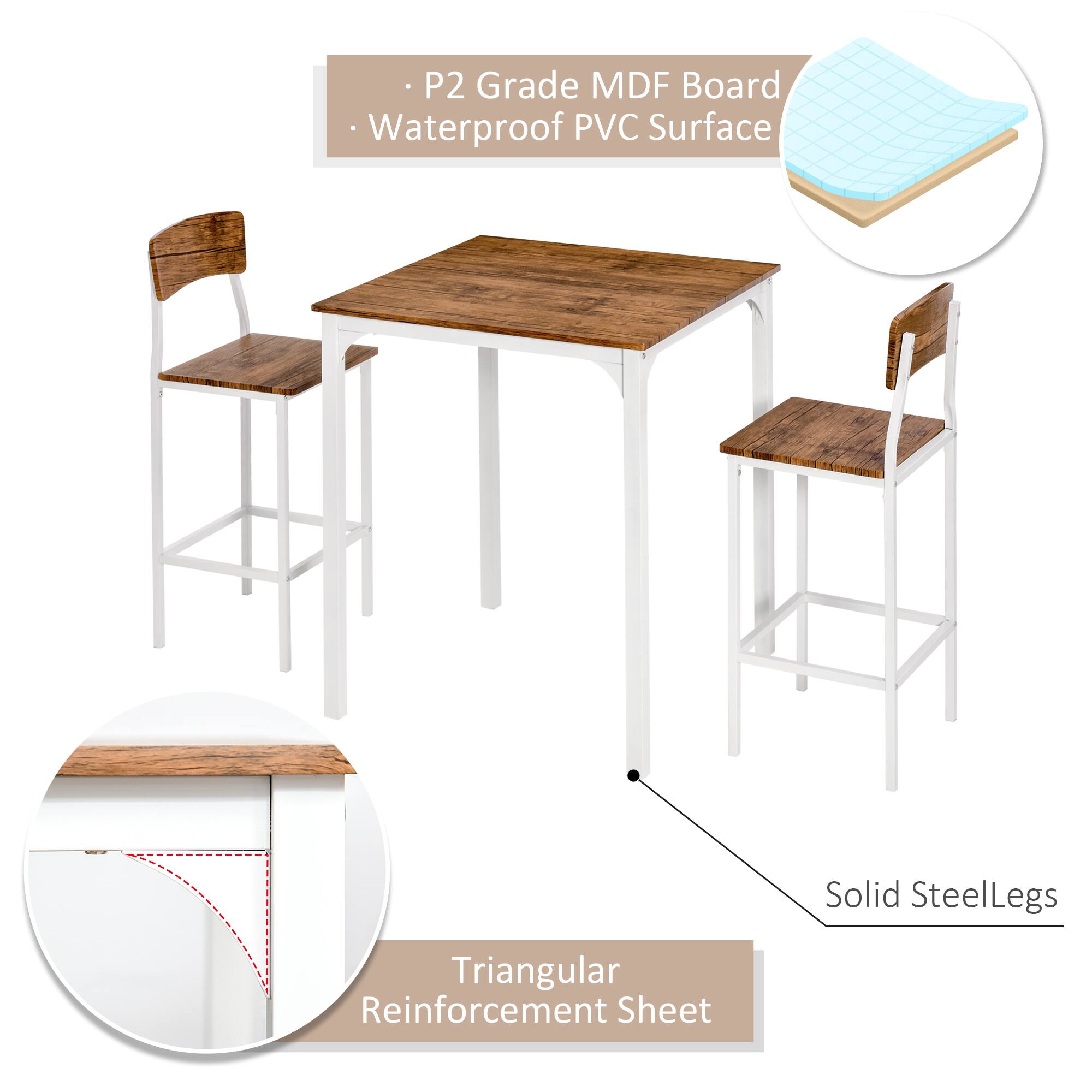 - P2 Grade MDF Board
- Waterproof PVC Surface
- Solid Steel Legs
- Triangular Reinforcement Sheet