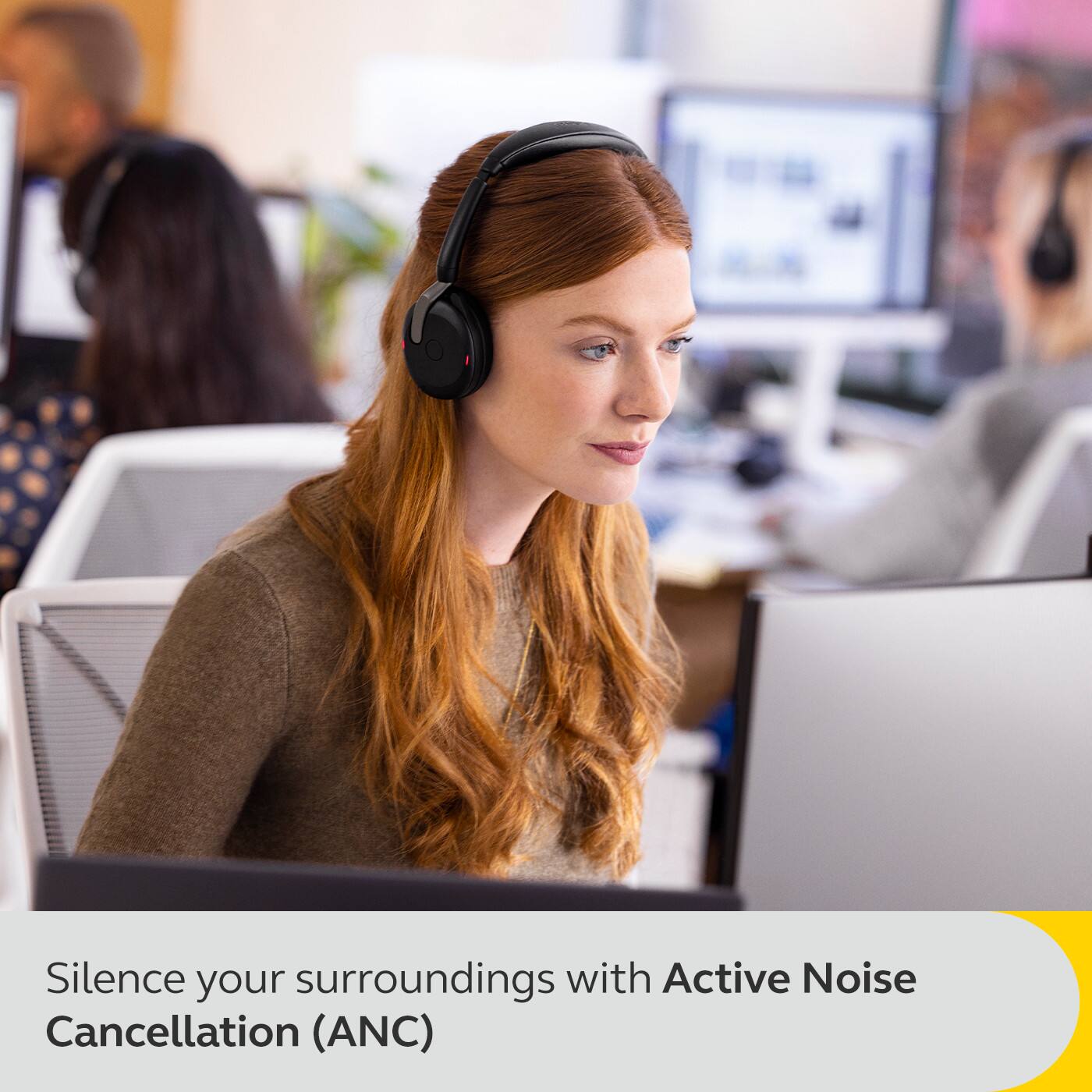 Silence your surroundings with Active Noise Cancellation (ANC)