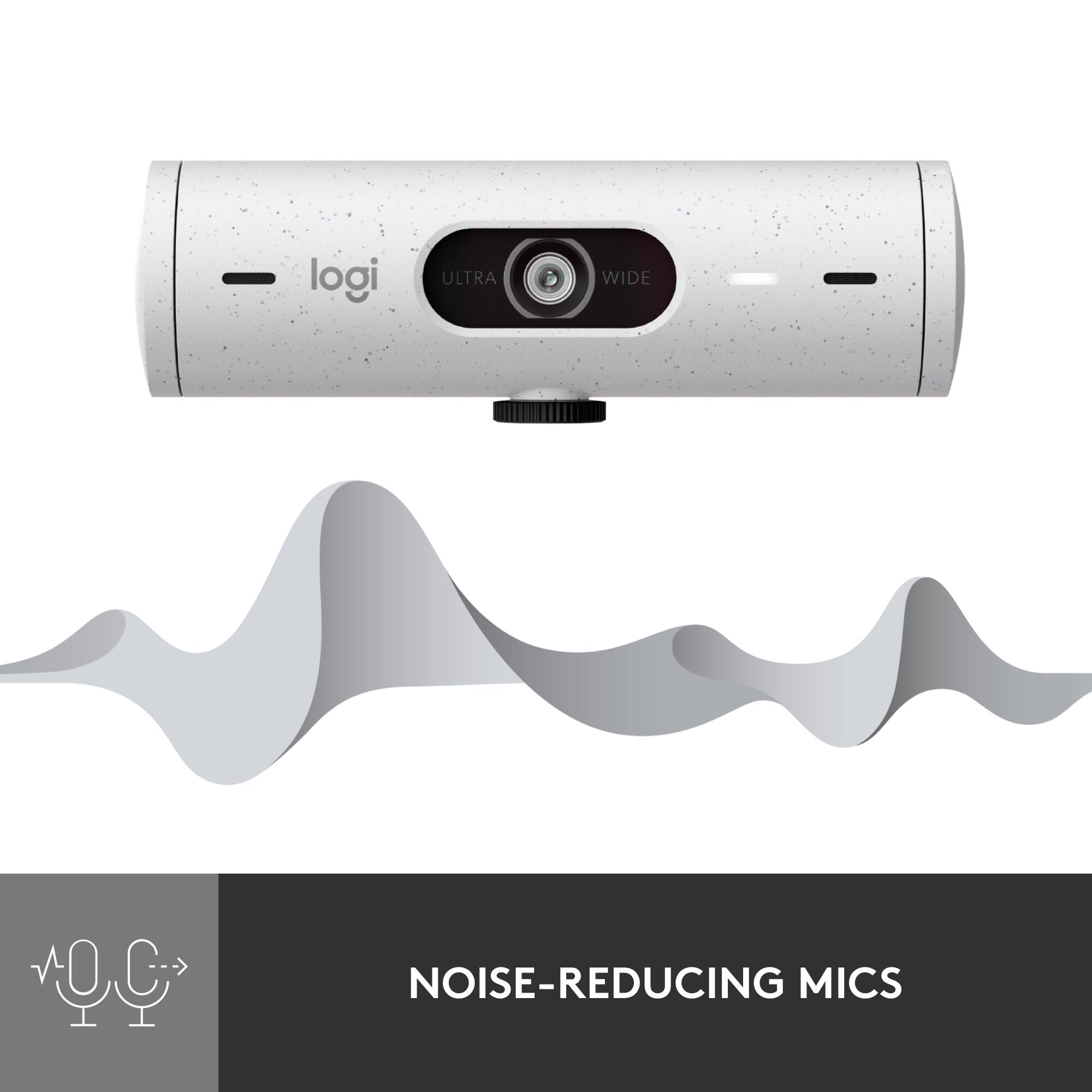 logi ULTRA WIDE  
NOISE-REDUCING MICS