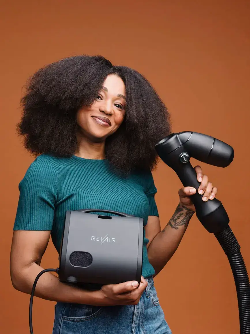 RevAir Reverse Air Hair Dryer with Hair Clips Black RAK0040 Best Buy