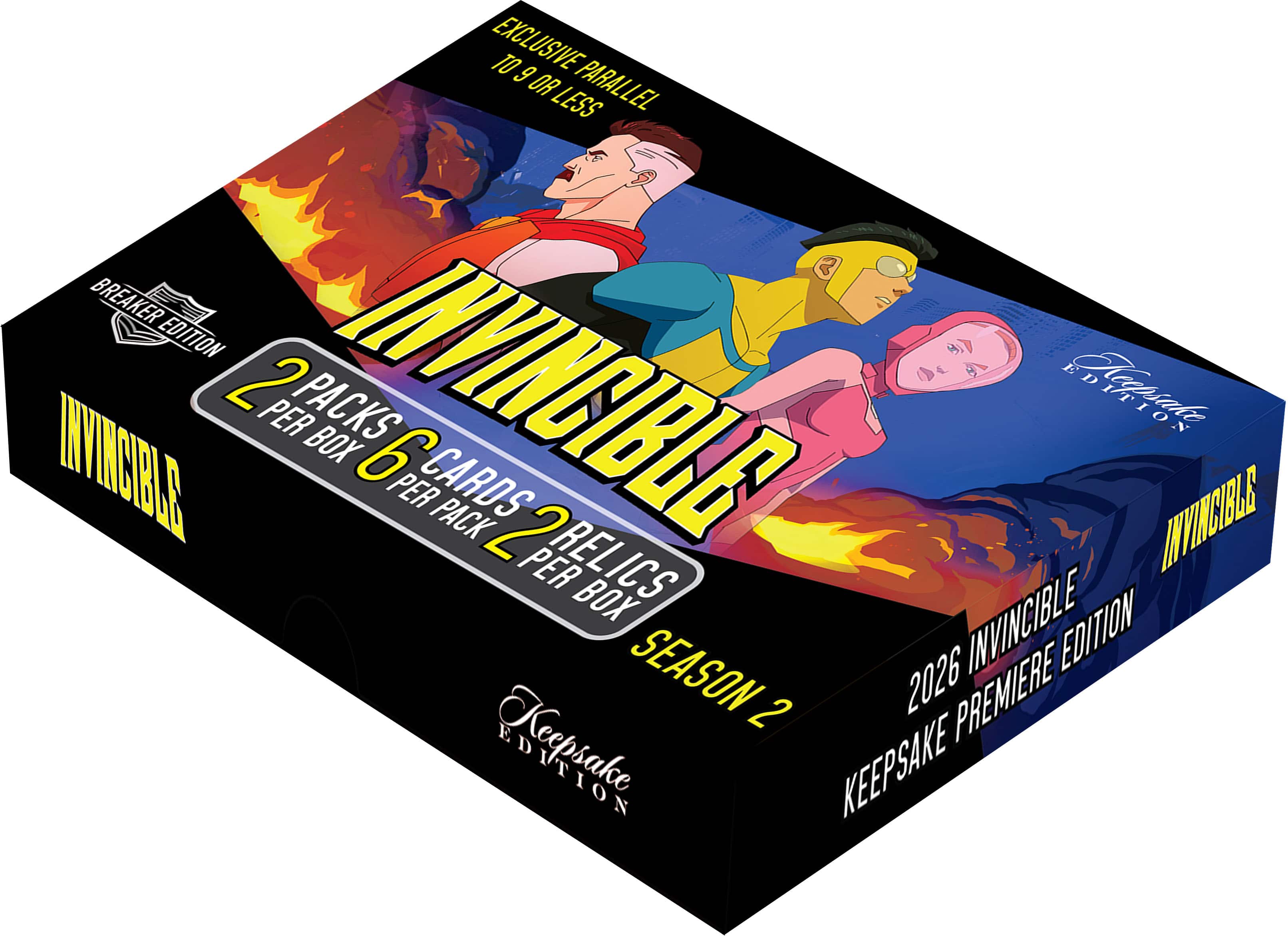 2026 Invincible Season 2 Keepsake Premiere Edition Breaker Box (Best Buy Exclusive)
