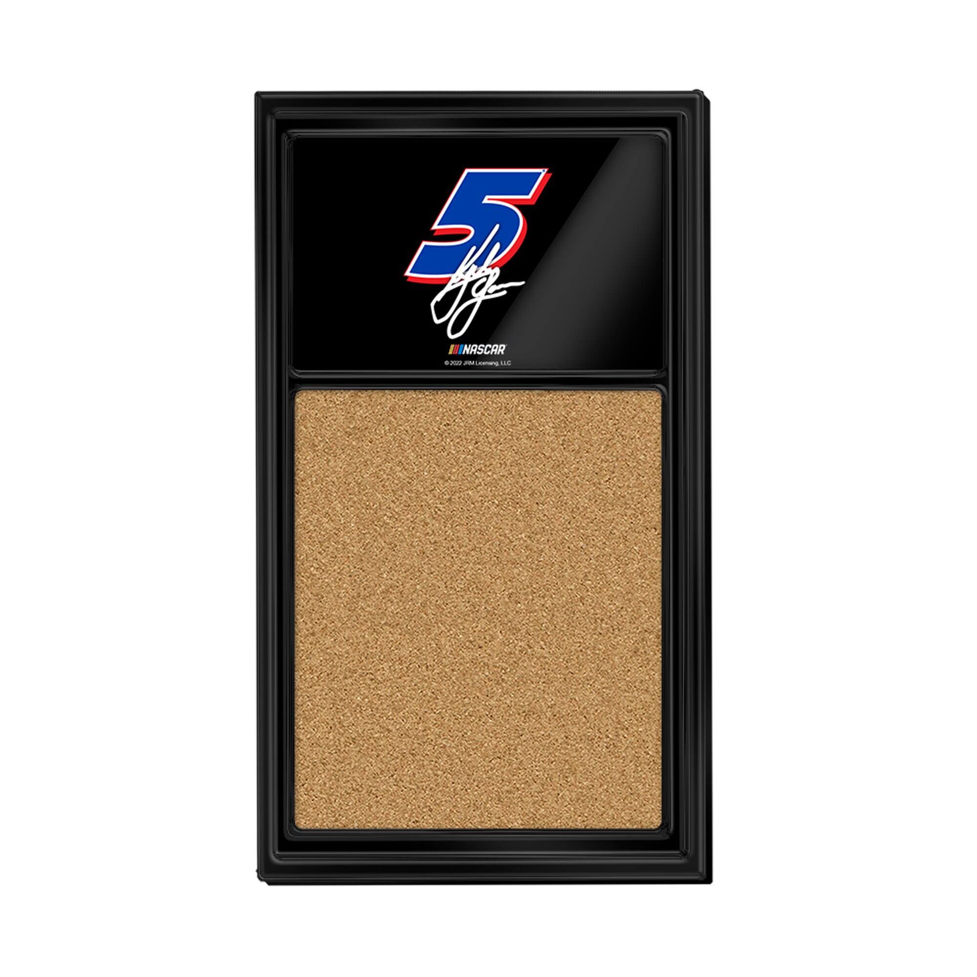 Kyle Larson 17.5" x 31'' Cork Note Board
