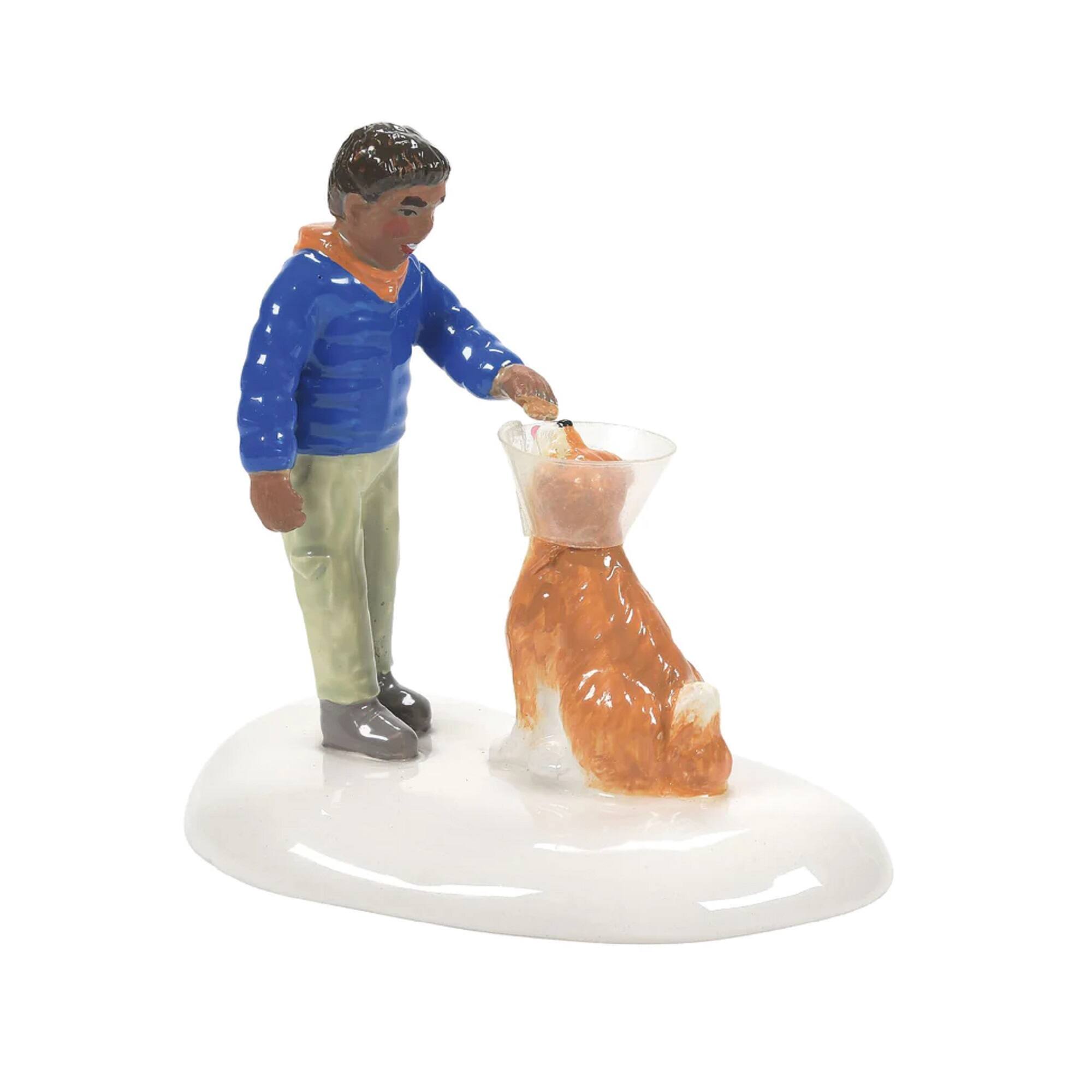 Department 56 - Snow Village Just Two More Day Christmas Figurines #6011435 - Blue