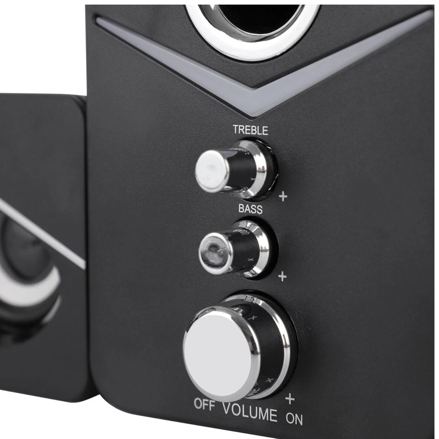 TREBLE  
BASS  
OFF VOLUME ON