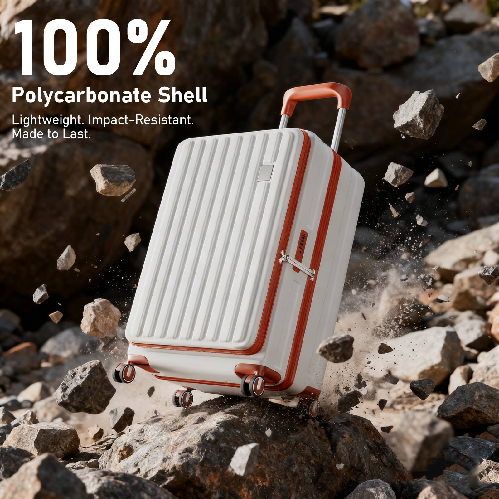 100% Polycarbonate Shell  
Lightweight. Impact-Resistant. Made to Last.