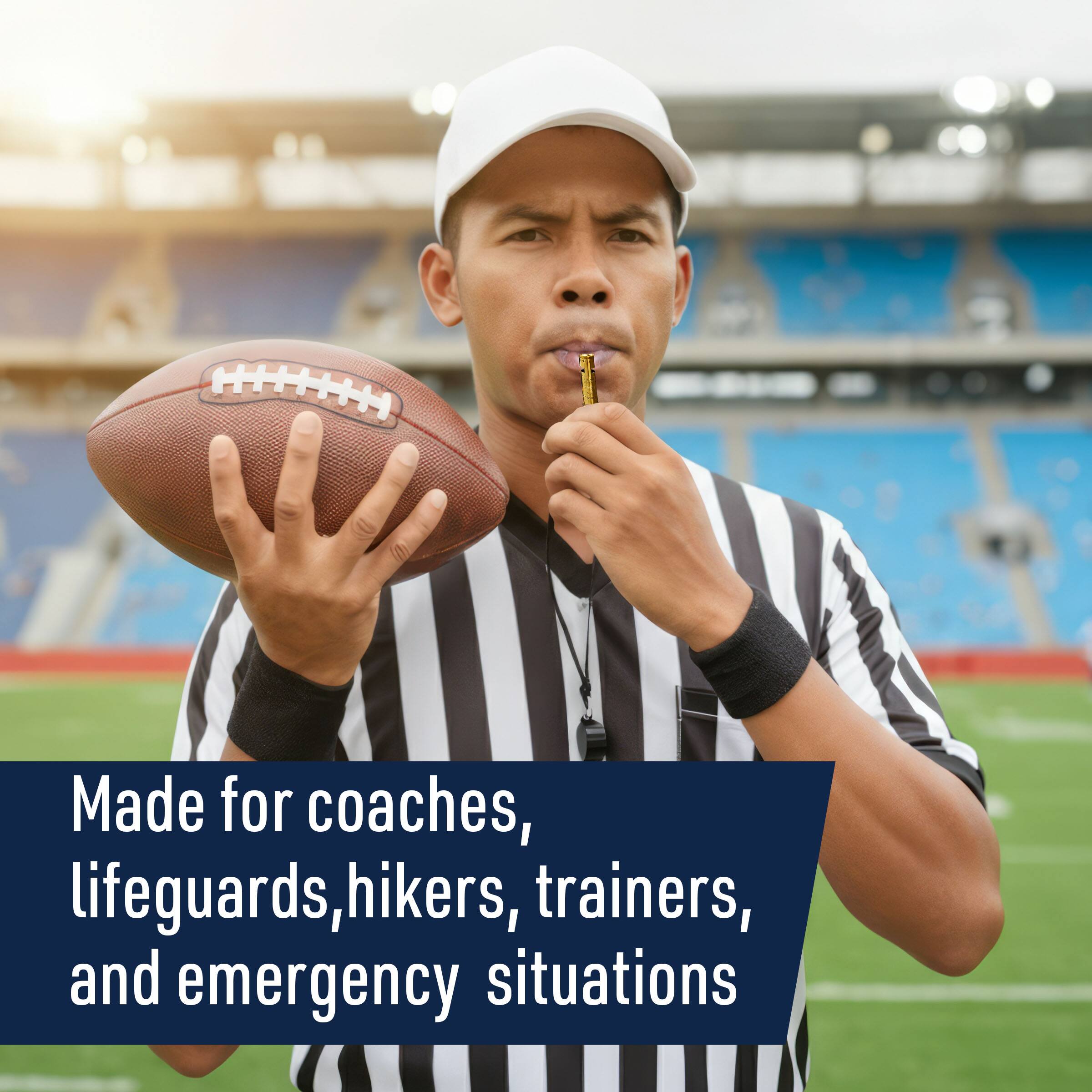 Made for coaches, lifeguards, hikers, trainers, and emergency situations