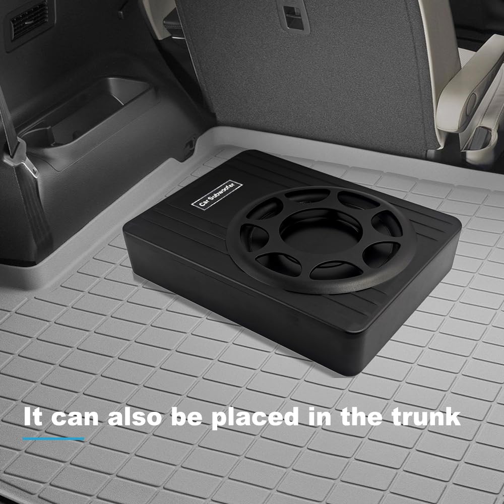 It can also be placed in the trunk.