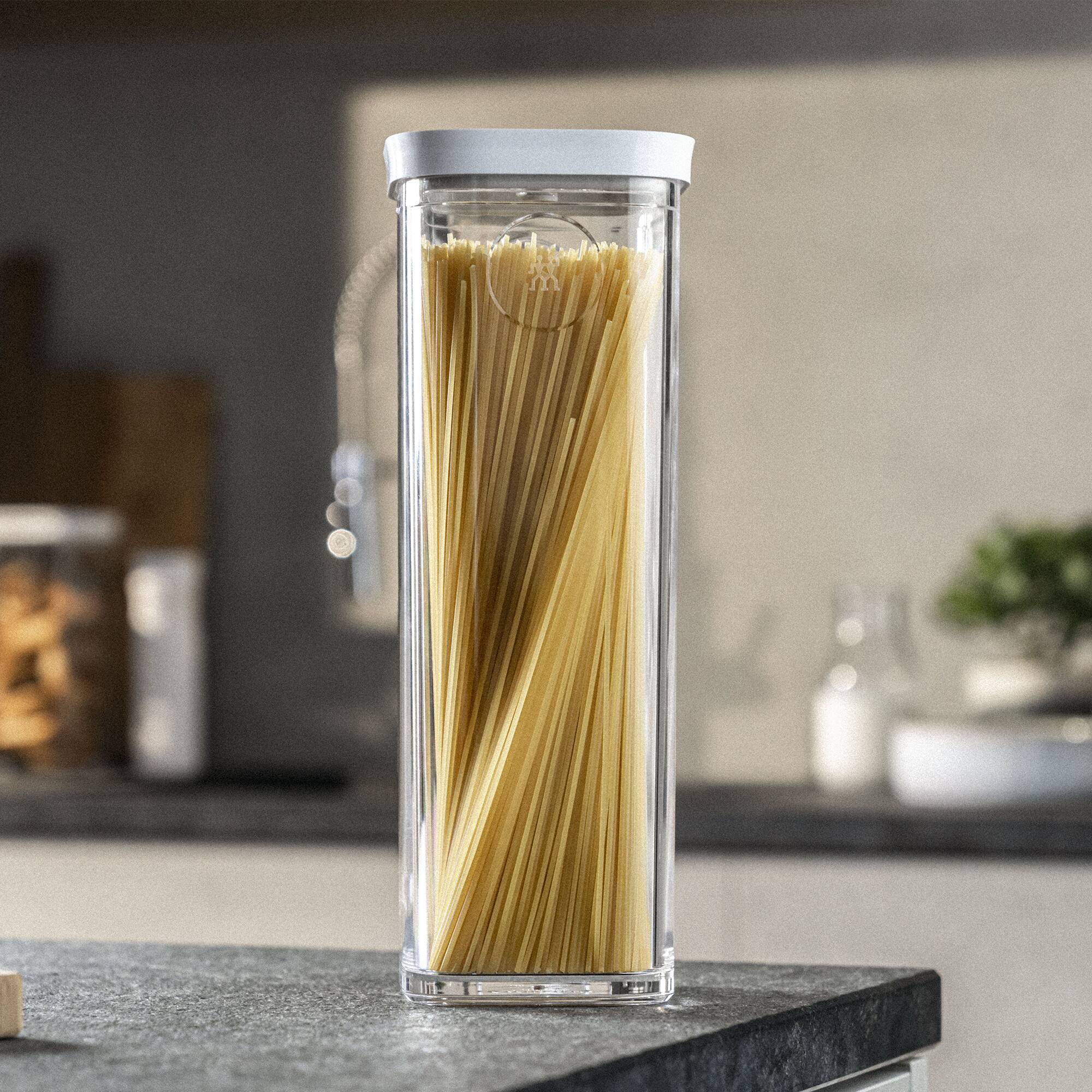 Alt View 1. ZWILLING - ZWILLING Fresh & Save Cube Boxes, Plastic, Airtight Dry Food Storage Container, Small X-Tall Cube, 4S Container, 1.8-qt - Clear.