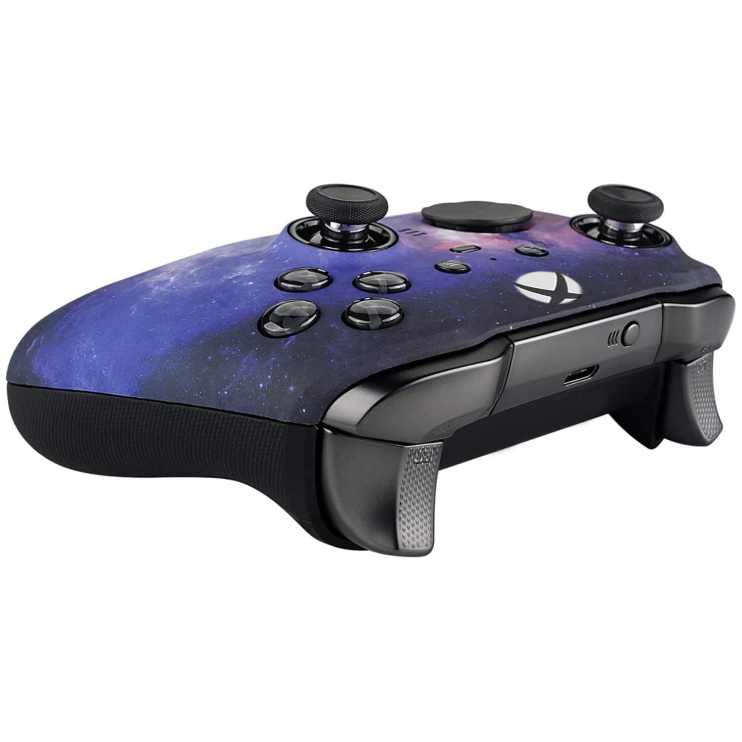 Back. Custom Controllerzz - Custom Elite Series 2 Wireless Controller for Xbox Series X, Xbox Series S, Xbox One - Galaxy.