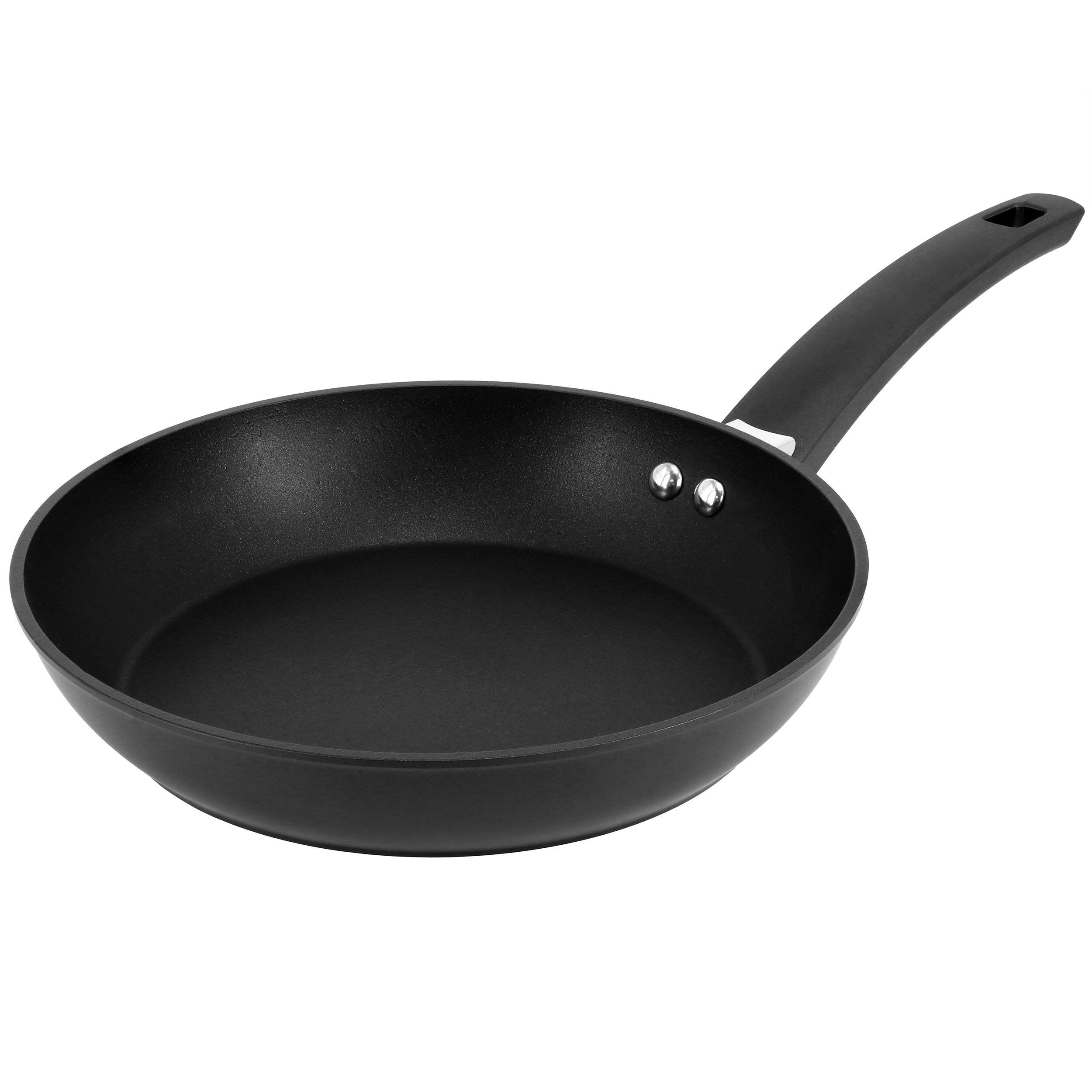 Alt View 3. Oster - Oster Connelly 7 Piece Textured Nonstick Aluminum Cookware Set in Black - Black.