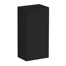 Front. Boyel Living - 18-in W x 36-in H x 12-in D Shaker RTA Kitchen Wall Cabinet with Soft-Close - Black.