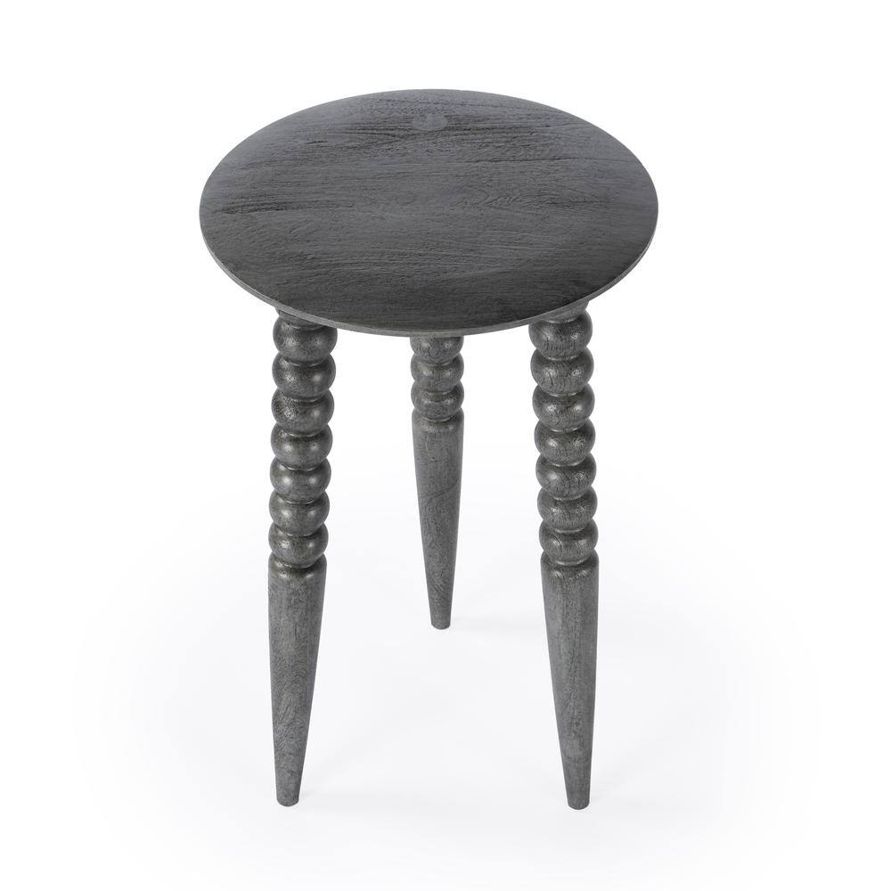Alt View 2. Butler Specialty - Fluornoy Wood Side Table - Gray.