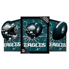 Sporticulture - Philadelphia Eagles 14" x 18" Framed 3D Lenticular Art - Green