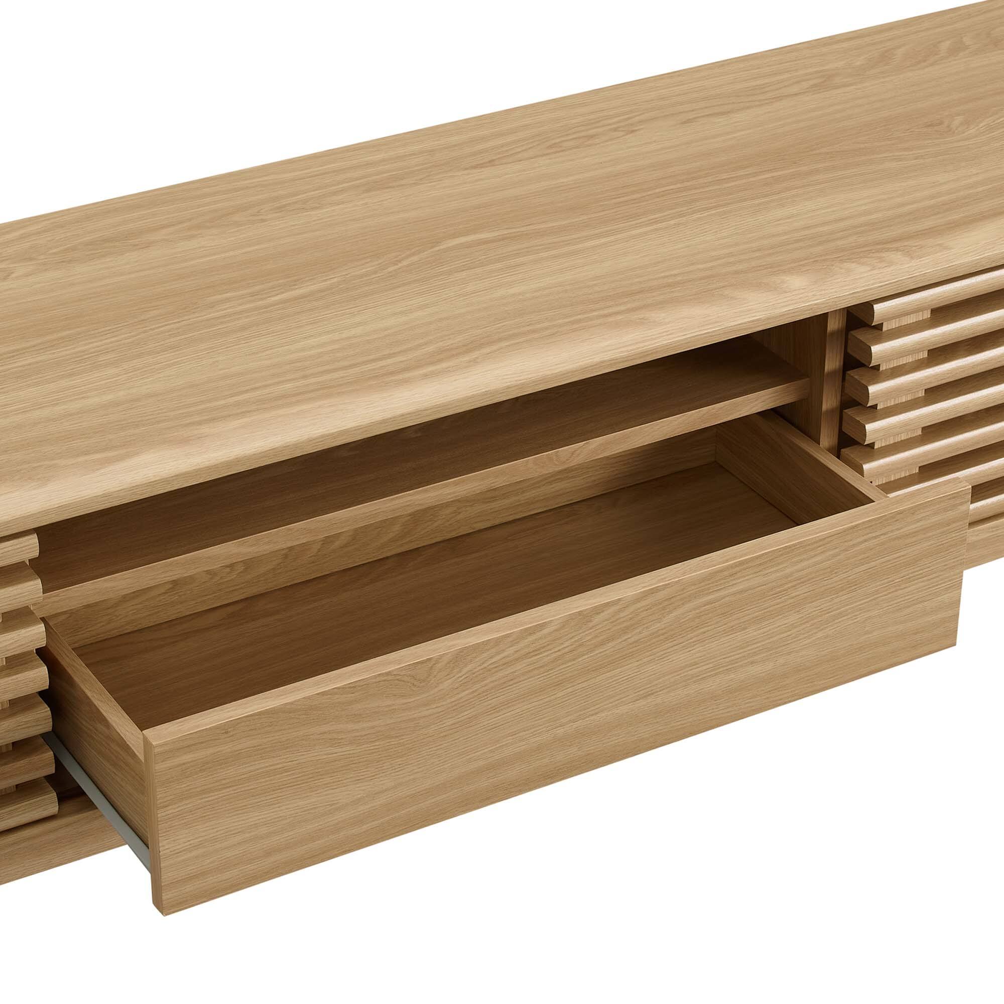 Alt View 1. Modway - Render 70" TV Stand by Modway - Oak.