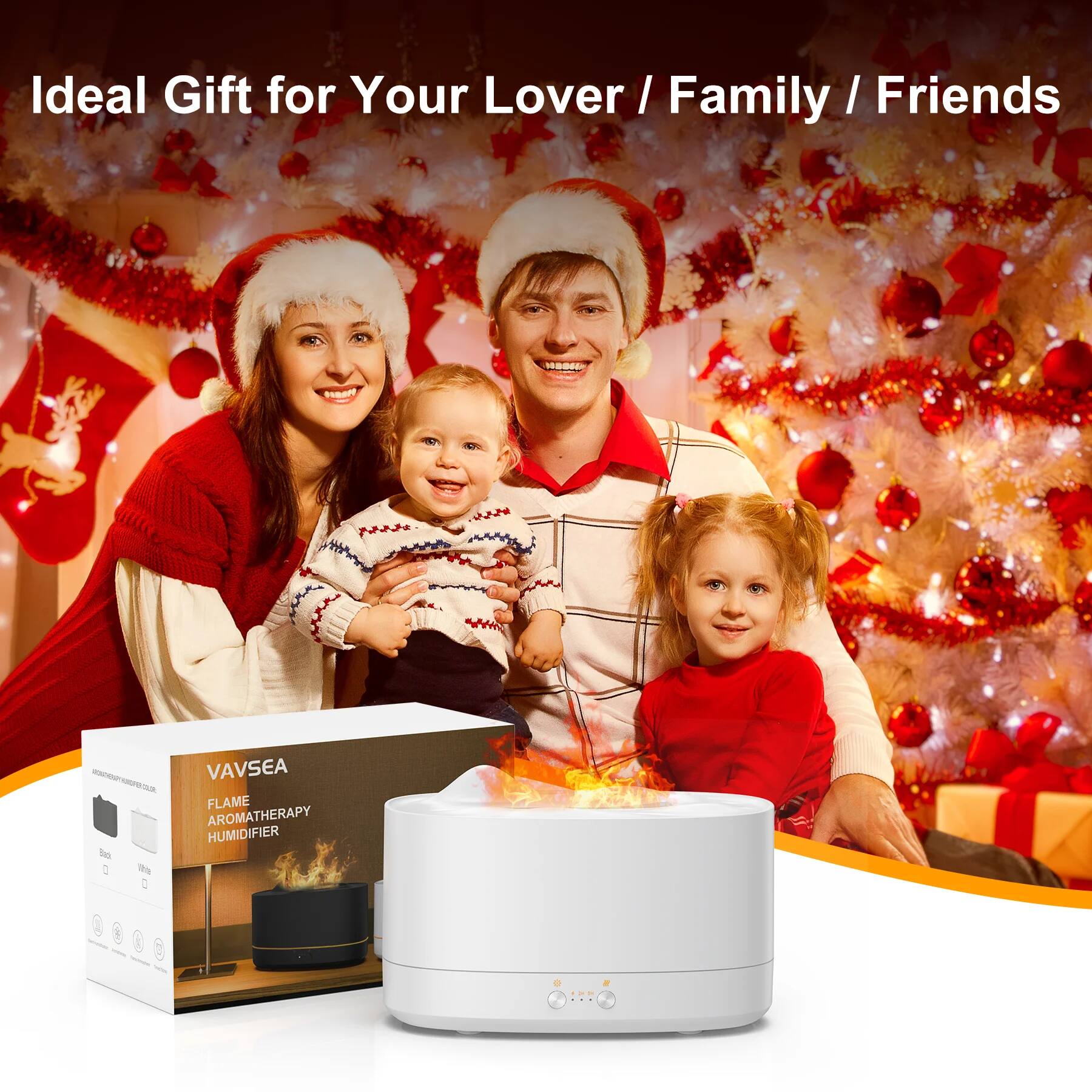 Ideal Gift for Your Lover / Family / Friends

VAVSEA FLAME AROMATHERAPY HUMIDIFIER