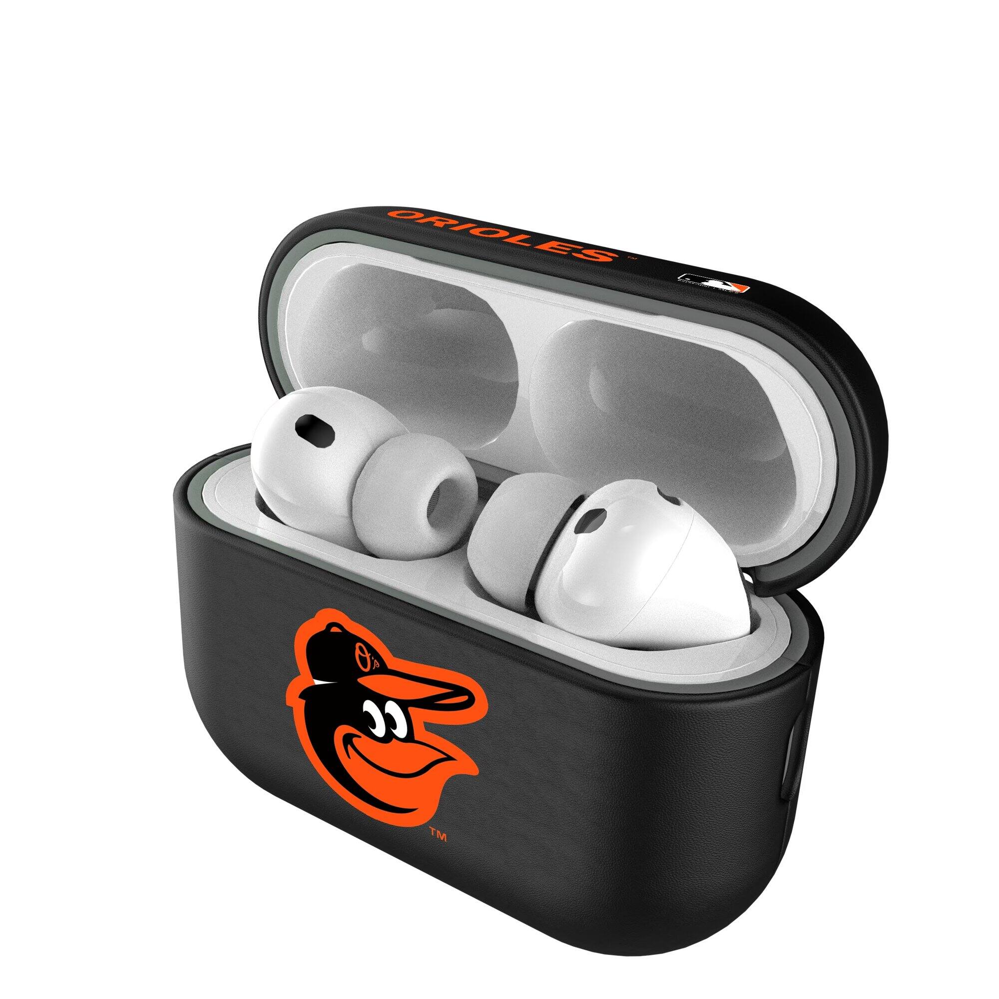 Alt View 3. Keyscaper - Baltimore Orioles AirPods Pro 3rd Generation Case Cover - No Size - Black.