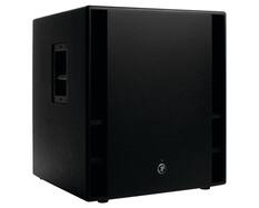 Front. Mackie - 18"1400W Powered Subwoofer with 2 High-Pass XLR Outputs, Voicing Modes, XLR I/O, Power Cord and Pole Mount.