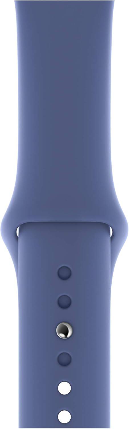 Alt View 1. Apple - Apple Watch Sport Band (40mm) - Linen Blue - Regular - Blue.