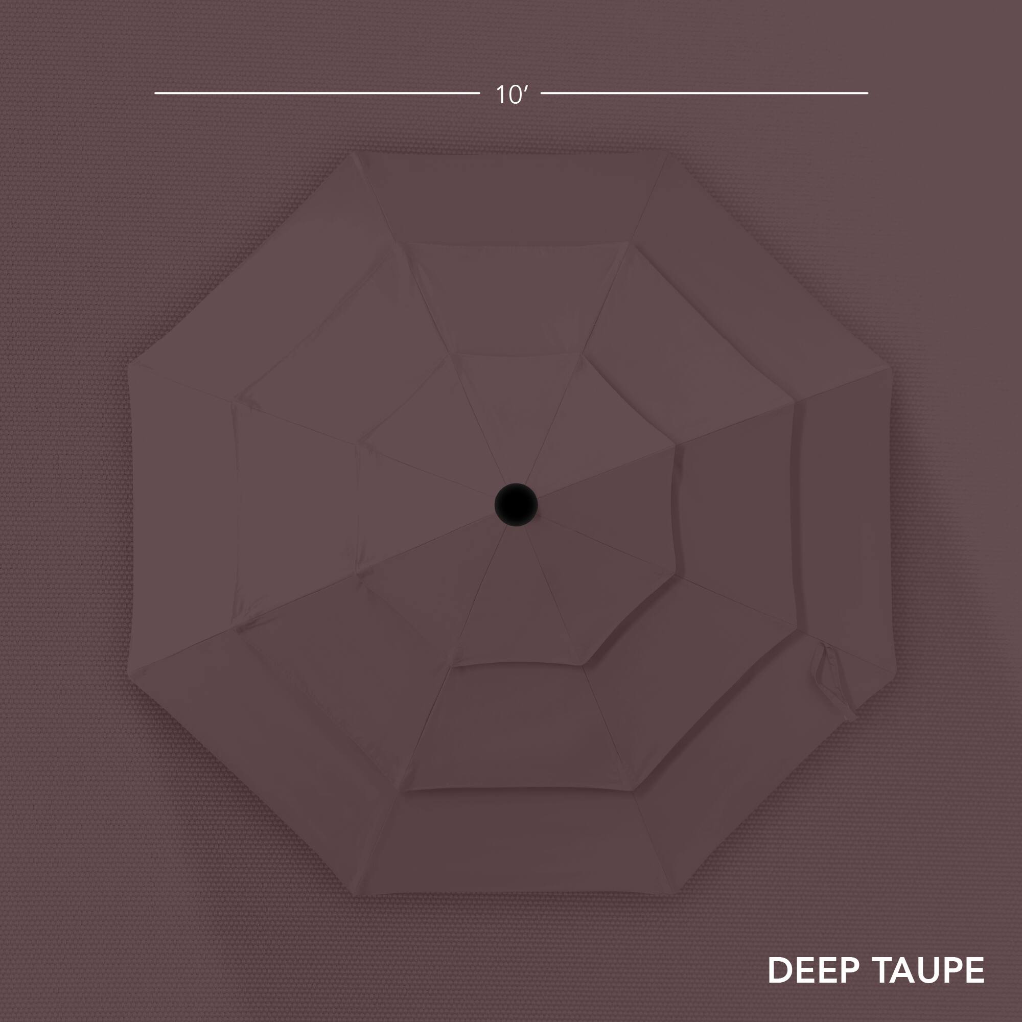 The corrected text is: "10' DEEP TAUPÉ"