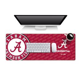YouTheFan - Alabama Crimson Tide 12" x 31.5" Logo Series Desk Pad - Multicolor
