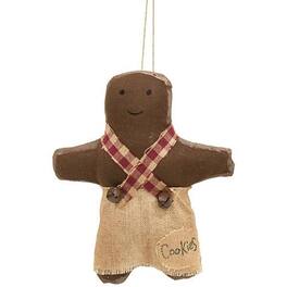 BreeBe - *Gingerbread Cookie Girl Ornament - Brown