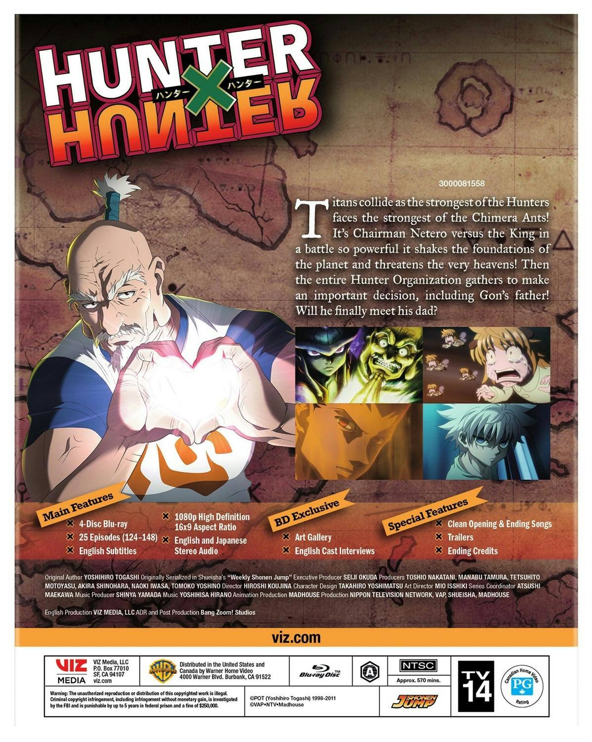 Back. Hunter X Hunter: Set 7 [Blu-ray].